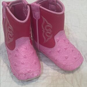 Blazin Roxx Pink and Fuchsia Kids Boots 5 infant size